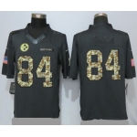 Men's Pittsburgh Steelers #84 Antonio Brown Black Anthracite 2016 Salute To Service Stitched NFL Nike Limited Jersey