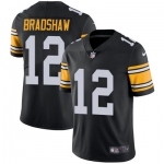 Nike Pittsburgh Steelers #12 Terry Bradshaw Black Alternate Men's Stitched NFL Vapor Untouchable Limited Jersey