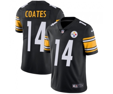 Nike Pittsburgh Steelers #14 Sammie Coates Black Team Color Men's Stitched NFL Vapor Untouchable Limited Jersey
