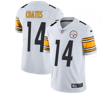 Nike Pittsburgh Steelers #14 Sammie Coates White Men's Stitched NFL Vapor Untouchable Limited Jersey