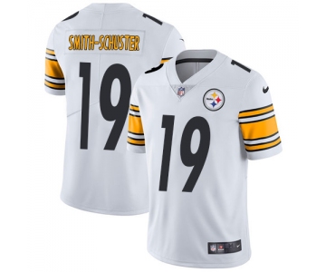 Nike Pittsburgh Steelers #19 JuJu Smith-Schuster White Men's Stitched NFL Vapor Untouchable Limited Jersey