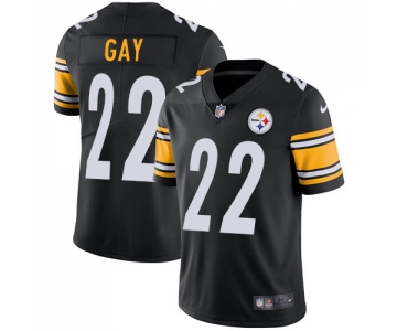 Nike Pittsburgh Steelers #22 William Gay Black Team Color Men's Stitched NFL Vapor Untouchable Limited Jersey