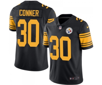 Nike Pittsburgh Steelers #30 James Conner Black Men's Stitched NFL Limited Rush Jersey