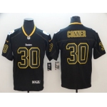 Nike Pittsburgh Steelers #30 James Conner Black Shadow Legend Limited Jersey