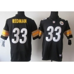 Nike Pittsburgh Steelers #33 Isaac Redman Black Limited Jersey