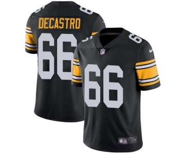 Nike Pittsburgh Steelers #66 David DeCastro Black Alternate Men's Stitched NFL Vapor Untouchable Limited Jersey