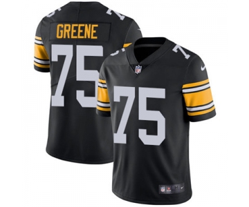 Nike Pittsburgh Steelers #75 Joe Greene Black Alternate Men's Stitched NFL Vapor Untouchable Limited Jersey