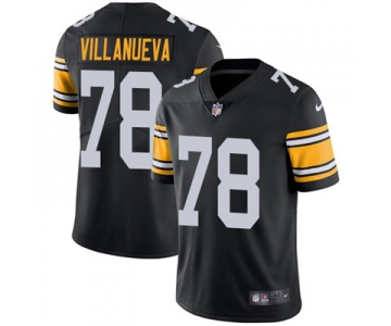 Nike Pittsburgh Steelers #78 Alejandro Villanueva Black Alternate Men's Stitched NFL Vapor Untouchable Limited Jersey