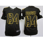 Nike Pittsburgh Steelers #84 Antonio Brown Black Impact Limited Jersey