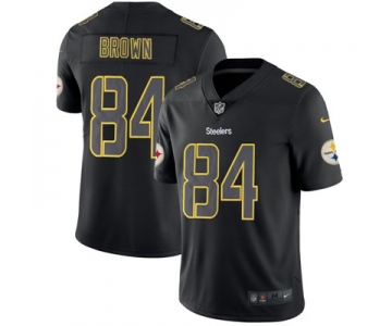 Nike Pittsburgh Steelers #84 Antonio Brown Black Vapor Impact Limited Jersey