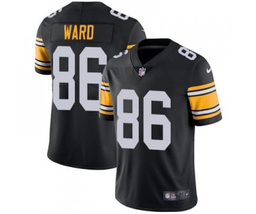 Nike Pittsburgh Steelers #86 Hines Ward Black Alternate Men's Stitched NFL Vapor Untouchable Limited Jersey