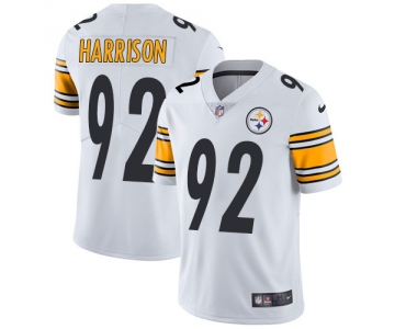 Nike Pittsburgh Steelers #92 James Harrison White Men's Stitched NFL Vapor Untouchable Limited Jersey