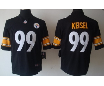 Nike Pittsburgh Steelers #99 Brett Keisel Black Limited Jersey
