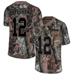 Nike Steelers #12 Terry Bradshaw Camo Men's Stitched NFL Limited Rush Realtree Jersey