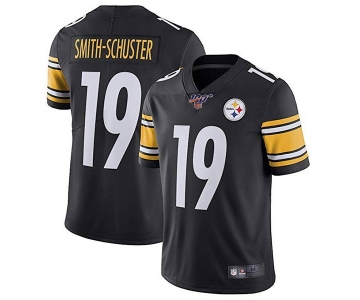 Nike Steelers 19 JuJu Smith Schuster Black 100th Season Vapor Untouchable Limited Jersey