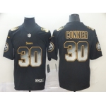 Nike Steelers 30 James Conner Black Arch Smoke Vapor Untouchable Limited Jersey