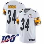 Nike Steelers #34 Terrell Edmunds White Men's Stitched NFL 100th Season Vapor Limited Jersey