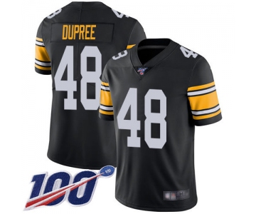 Nike Steelers #48 Bud Dupree Black Alternate Men's Stitched NFL 100th Season Vapor Limited Jersey