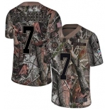 Nike Steelers #7 Ben Roethlisberger Camo Men's Stitched NFL Limited Rush Realtree Jersey