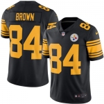 Nike Steelers #84 Antonio Brown Black Men's Stitched NFL Limited Rush Jersey