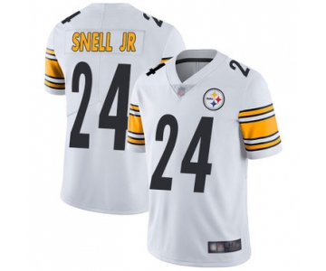 Steelers #24 Benny Snell Jr. White Men's Stitched Football Vapor Untouchable Limited Jersey