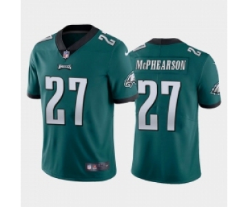 Men Philadelphia Eagles #27 Zech McPhearson Vapor Limited Green Jersey