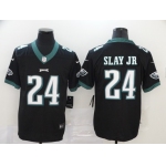 Men's Philadelphia Eagles #24 Darius Slay Jr Black Vapor Untouchable Stitched NFL Nike Limited Jersey