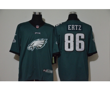 Men's Philadelphia Eagles #86 Zach Ertz Midnight Green 2020 Big Logo Vapor Untouchable Stitched NFL Nike Fashion Limited Jersey