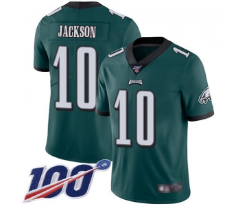Nike Eagles #10 DeSean Jackson Midnight Green Team Color Men's Stitched NFL 100th Season Vapor Limited Jersey