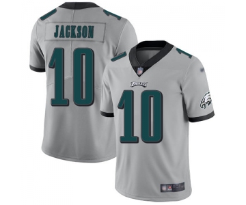 Nike Eagles #10 DeSean Jackson Silver Men's Stitched NFL Limited Inverted Legend Jersey
