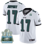 Nike Eagles #17 Alshon Jeffery White Super Bowl LII Champions Men's Stitched NFL Vapor Untouchable Limited Jersey