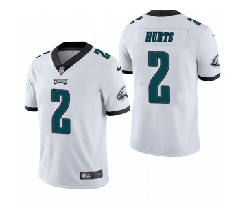 Nike Eagles #2 Jalen Hurts White 2020 NFL Draft First Round Pick Vapor Untouchable Limited Jersey