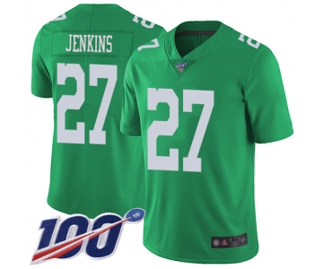 Nike Eagles #27 Malcolm Jenkins Green Men's Stitched NFL Limited Rush 100th Season Jersey