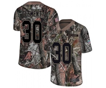 Nike Eagles #30 Corey Clement Camo Men's Stitched NFL Limited Rush Realtree Jersey