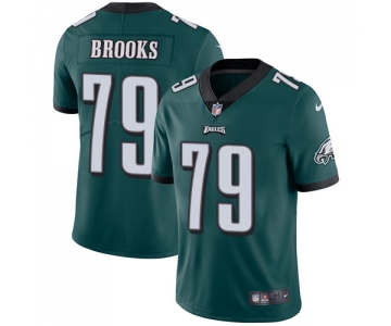 Nike Eagles #79 Brandon Brooks Midnight Green Team Color Men's Stitched NFL Vapor Untouchable Limited Jersey