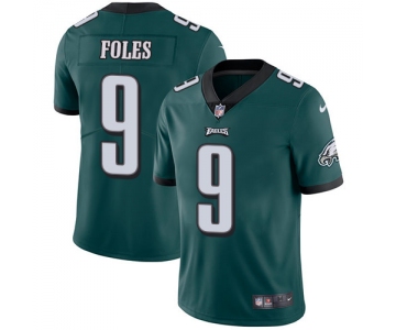 Nike Eagles #9 Nick Foles Midnight Green Team Color Men's Stitched NFL Vapor Untouchable Limited Jersey