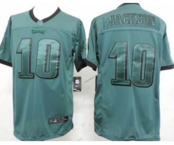Nike Philadelphia Eagles #10 DeSean Jackson Drenched Limited Green Jersey