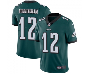 Nike Philadelphia Eagles #12 Randall Cunningham Midnight Green Team Color Men's Stitched NFL Vapor Untouchable Limited Jersey
