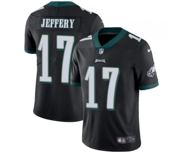 Nike Philadelphia Eagles #17 Alshon Jeffery Black Alternate Men's Stitched NFL Vapor Untouchable Limited Jersey