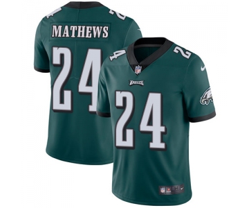 Nike Philadelphia Eagles #24 Ryan Mathews Midnight Green Team Color Men's Stitched NFL Vapor Untouchable Limited Jersey