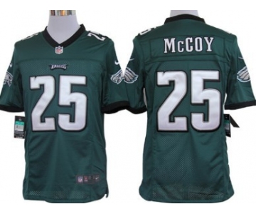 Nike Philadelphia Eagles #25 LeSean McCoy Dark Green Limited Jersey