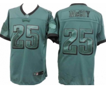 Nike Philadelphia Eagles #25 LeSean McCoy Drenched Limited Green Jersey