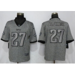 Nike Philadelphia Eagles #27 Malcolm Jenkins Gray Gridiron Gray Vapor Untouchable Limited Jersey