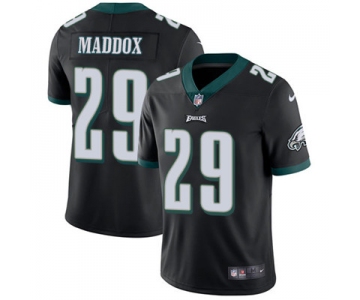 Nike Philadelphia Eagles #29 Avonte Maddox Black Alternate Men's Stitched NFL Vapor Untouchable Limited Jersey