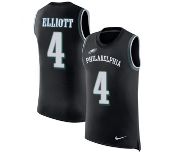 Nike Philadelphia Eagles #4 Jake Elliott Black Alternate Men's Stitched NFL Limited Rush Tank Top Jersey