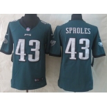 Nike Philadelphia Eagles #43 Darren Sproles Dark Green Limited Jersey
