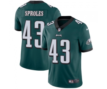 Nike Philadelphia Eagles #43 Darren Sproles Midnight Green Team Color Men's Stitched NFL Vapor Untouchable Limited Jersey