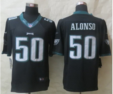 Nike Philadelphia Eagles #50 Kiko Alonso Black Limited Jersey