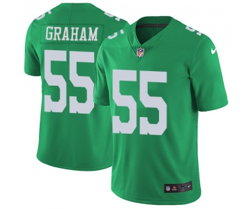 Nike Philadelphia Eagles #55 Brandon Graham Green Men's Stitched NFL Limited Rush Jersey