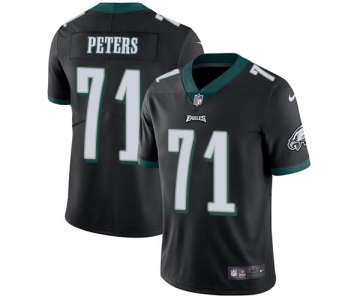Nike Philadelphia Eagles #71 Jason Peters Black Alternate Men's Stitched NFL Vapor Untouchable Limited Jersey